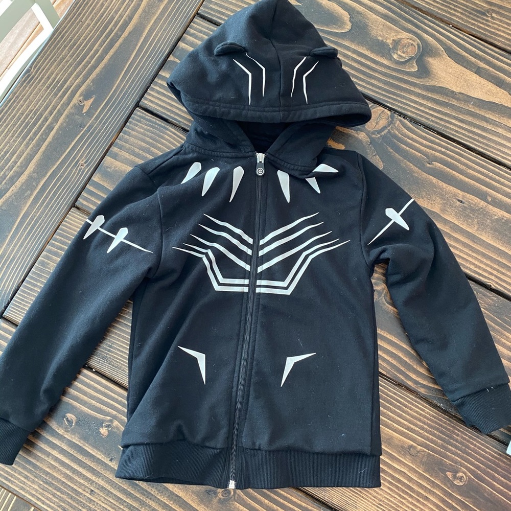 Boy’s Marvel Black Panther Zip Up